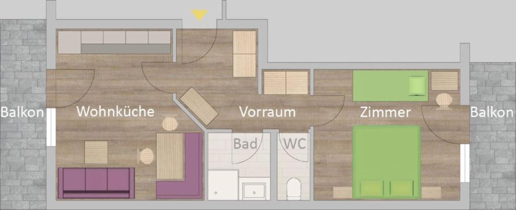 Appartementhaus Daniel Заалбах-Хинтерглем Екстериор снимка